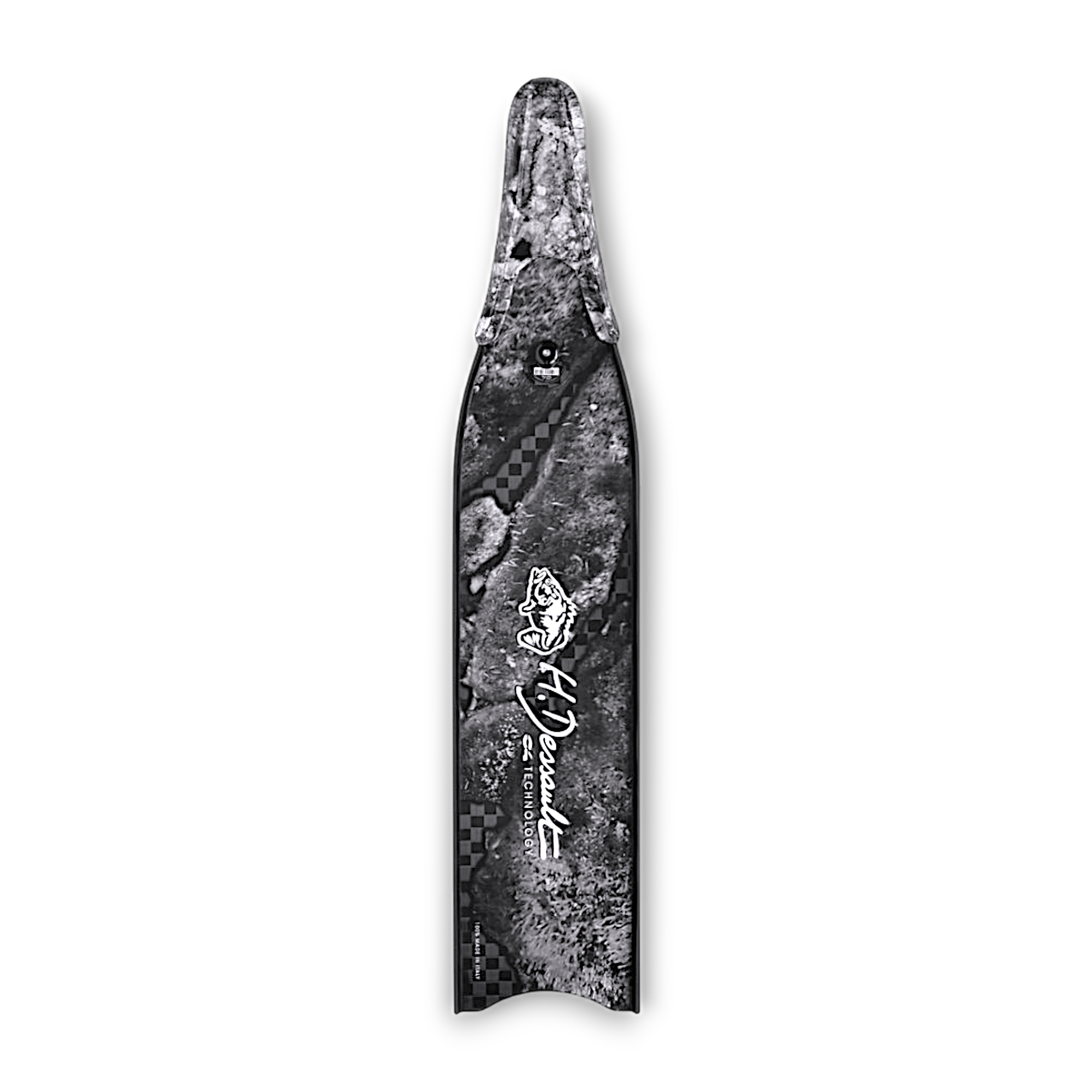 H. Dessault C4 Pinne Fast Blackside Camo Spearfishing | DivePop