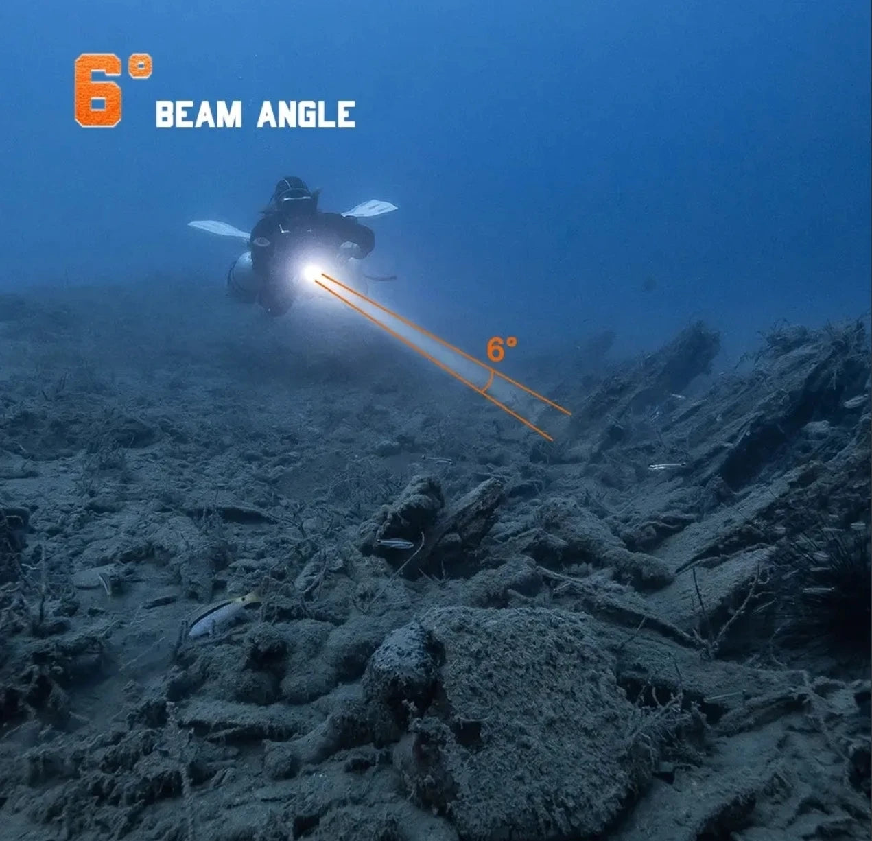 Orca Torch D700 torcia subacquea Led 1700 lumen | DivePop