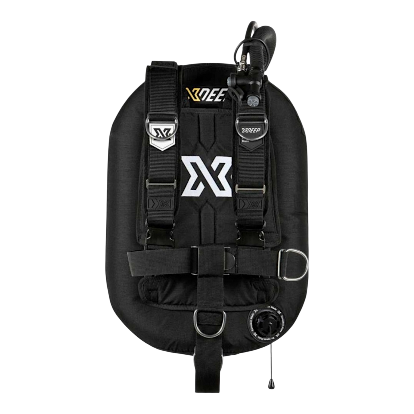 Sistema GAV Xdeep Zeos Deluxe con sacco posteriore e schienalino alluminio in quattro colori: nero