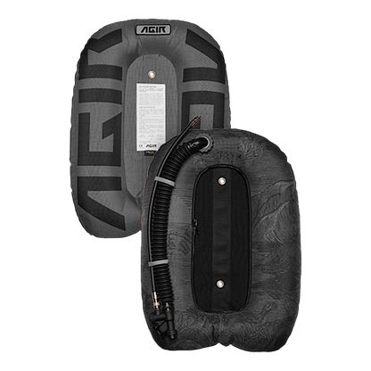 Sacco subacqueo monobombola AGIR Black Bird in Cordura 1000 con piastra in acciaio e inflatore tecnico. Grigio