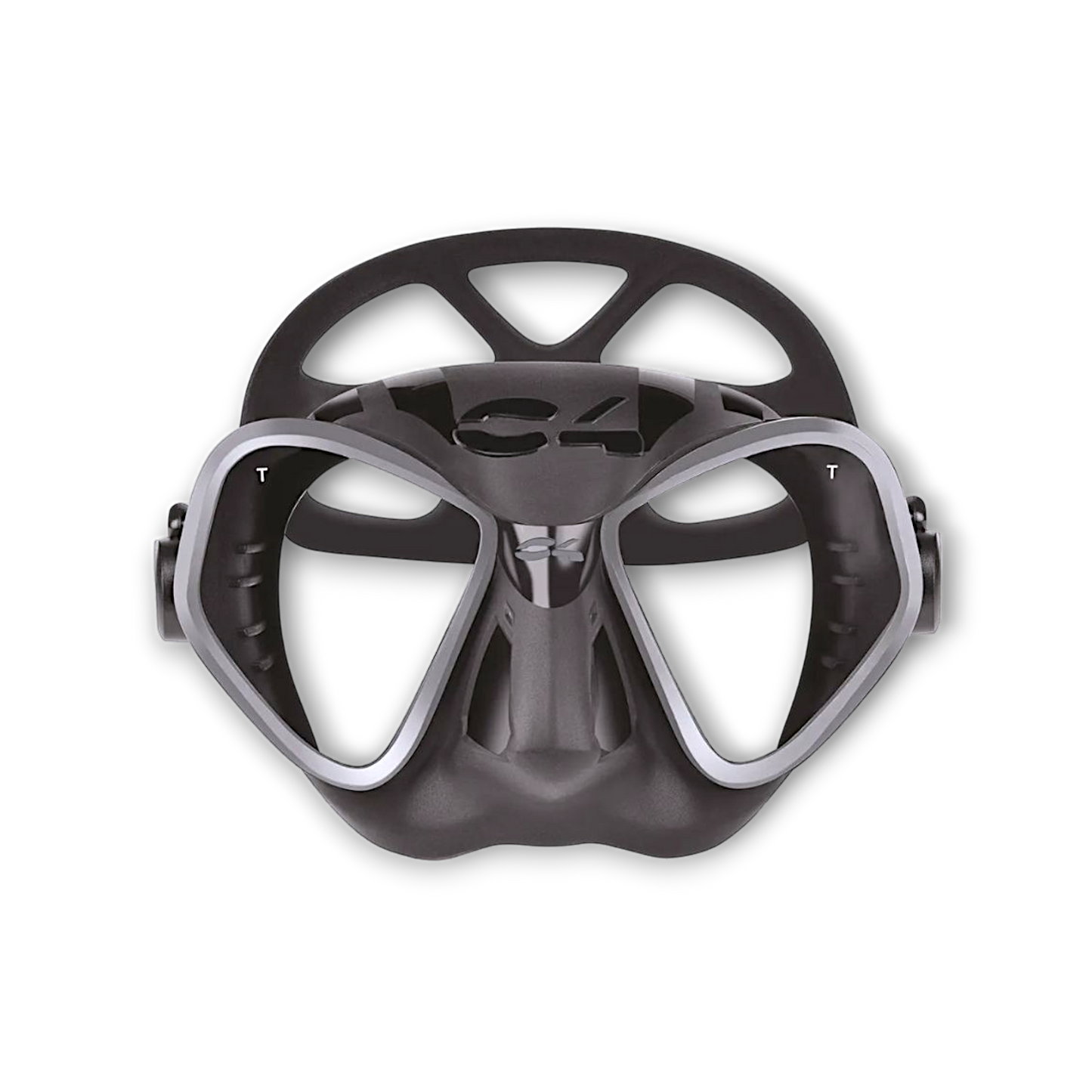 C4 Carbon Maschera Condor Nera freediving apnea ANTI FOG | DivePop