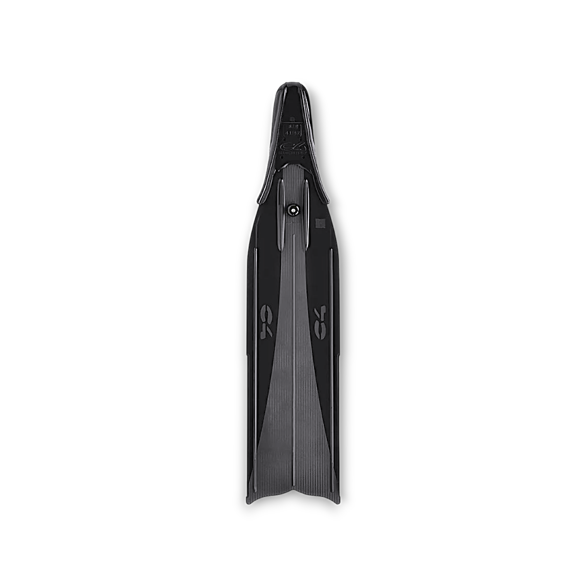 C4 Carbon Pinna Up Black Umberto Pelizzari e scarpetta 250 | DivePop