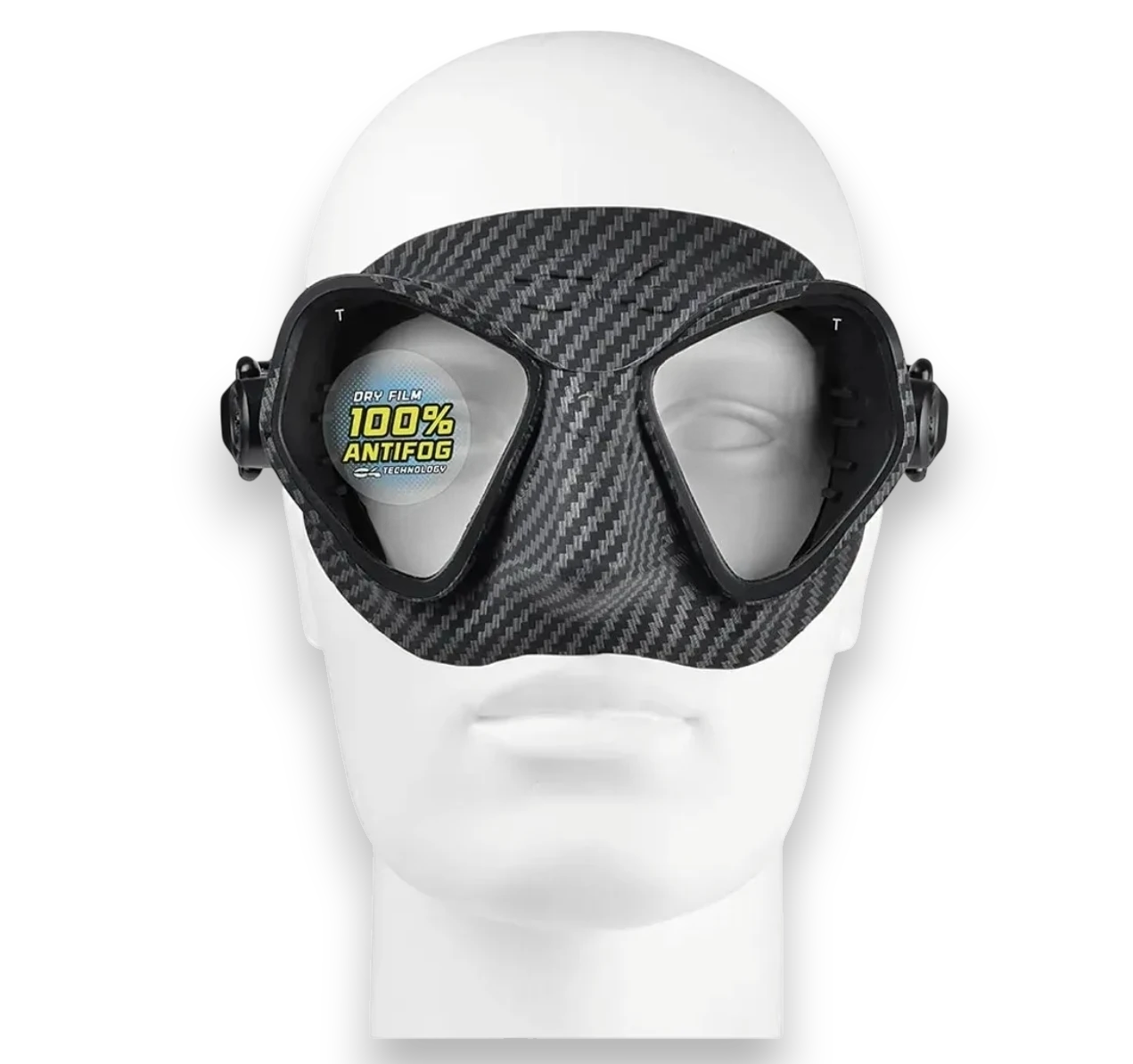 C4 Maschera Condor Carbon freediving apnea ANTI FOG | DivePop