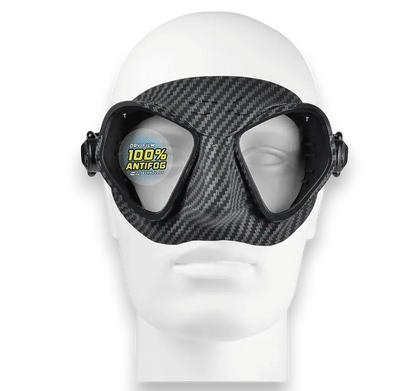 C4 Maschera Condor Carbon freediving apnea ANTI FOG | DivePop