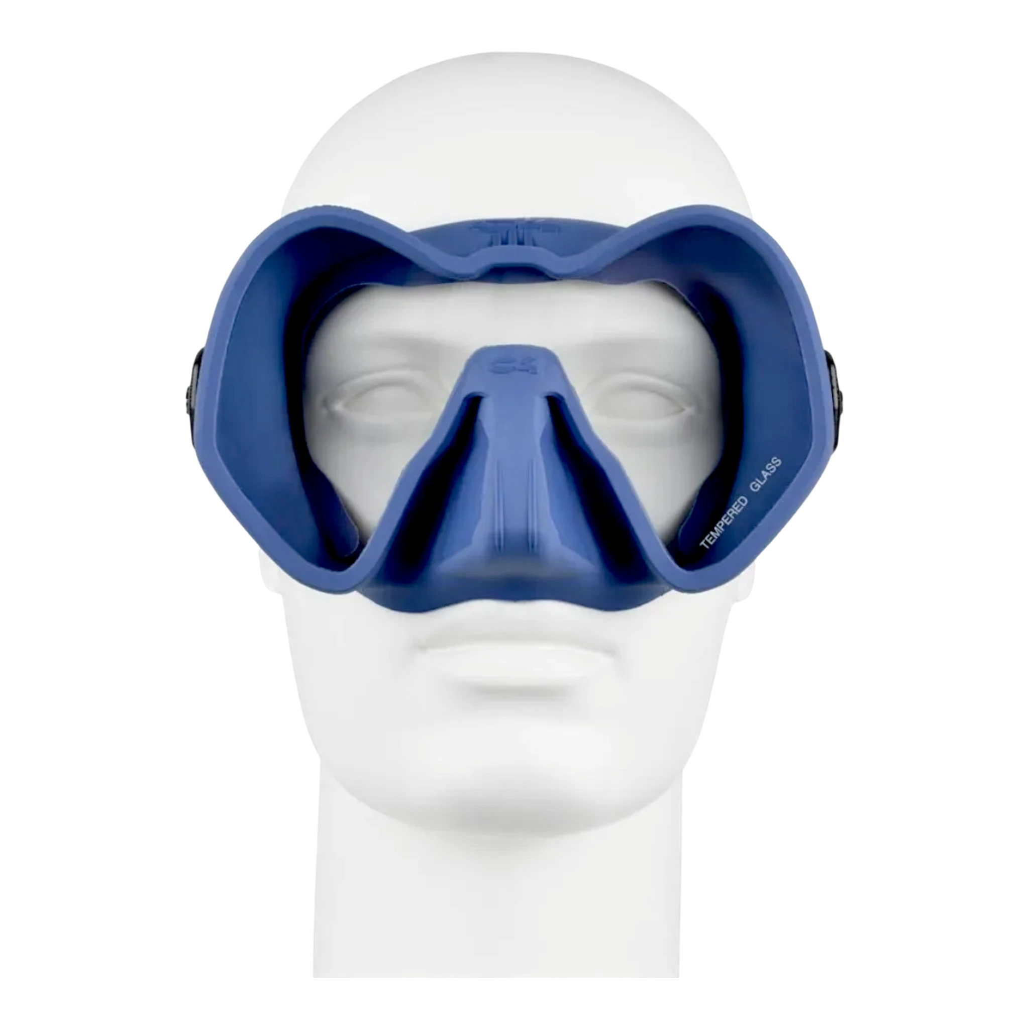 Maschera da sub C4 Skyline a vetro singolo con trattamento lenti anti-fog, mostrata in varie varianti di colore tra cui blu