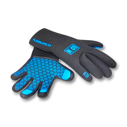 K01 Guanti gloves 3mm logo azzurro tutte le taglie | DivePop