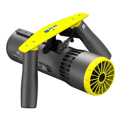 Scooter subacqueo Edge Smart Drive K5 nero con design modulare e supporto GoPro, ideale per diving e snorkeling fino a 50 metri di profondità.