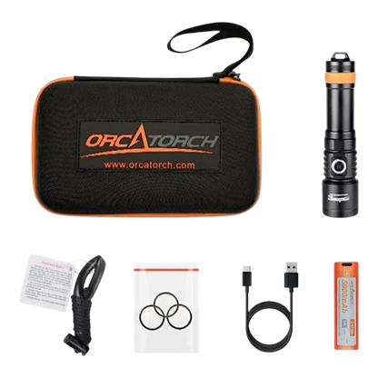 Orca Torch D710 torcia subacquea 3000 lumen | DivePop